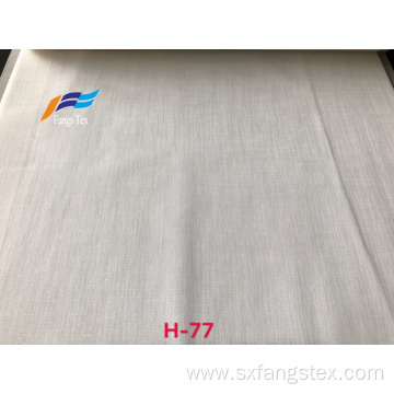 Translucent Thick Plain Linen Voile Window Curtain Fabric